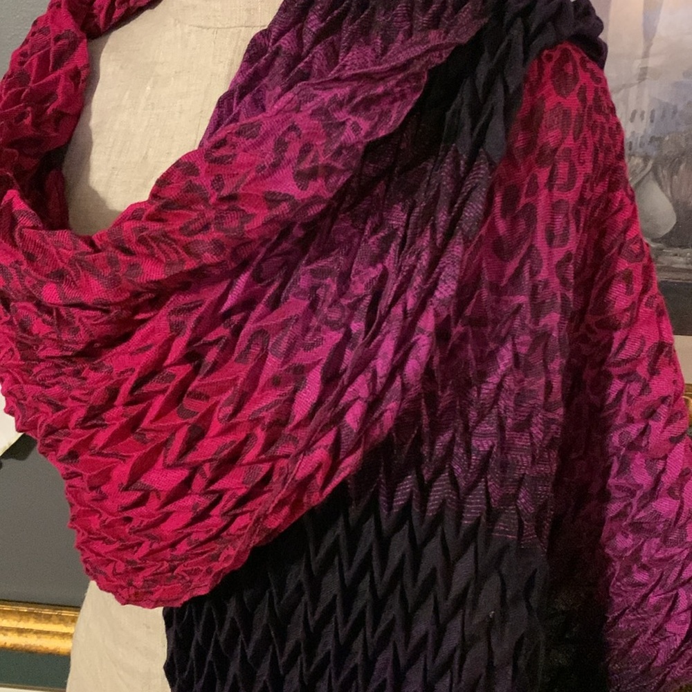 Purple & pink, ombré scarf